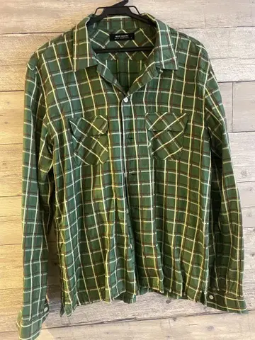 RUDE GALLERY 체크 무늬 긴팔 셔츠
