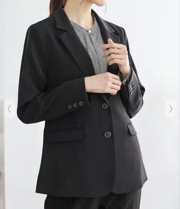 미니인 시리즈 블랙 테일러드 자켓 S 허니즈 오피스 캐주얼