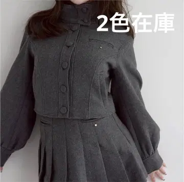 ANDMARY Zoey 스탠드 넥 자켓