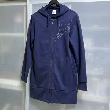 le coq sportif 네이비 집업 후디