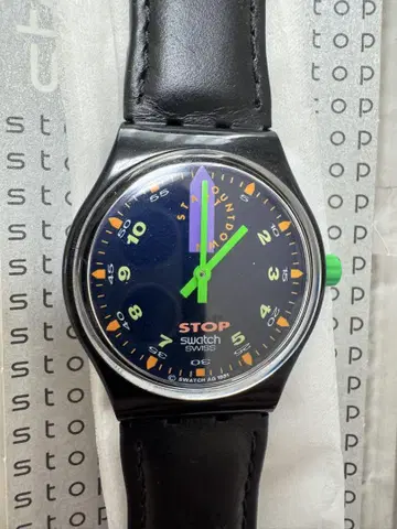 SWATCH 초대 Stop-Watch 빈티지