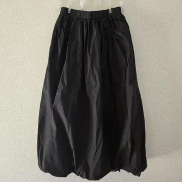 레이지 블루 블랙 벌룬 실루엣 롱 스커트 미사용 새상품