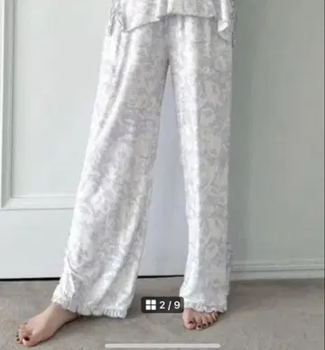 SNIDELHOME 컷 레이온 롱 팬츠 2024
