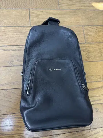 렉서스 가죽 숄더백 블랙