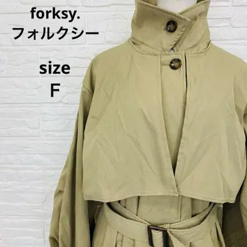 forksy. 3WAY 볼륨 슬리브 플라이 요크 스텐카라 코트