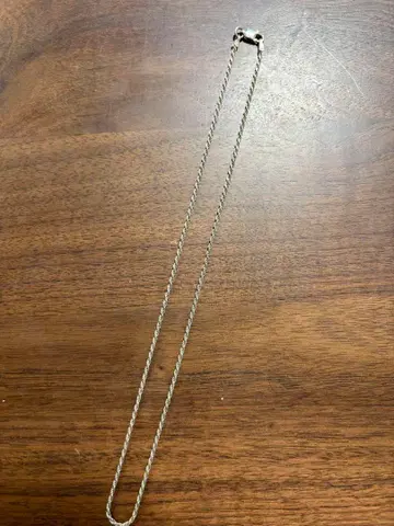 이탈리아제 VINTAGE 빈티지 체인 목걸이 실버925
