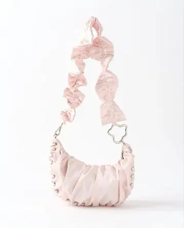 POPPY Half Moon Gathered Bag 아사기니요 핑크