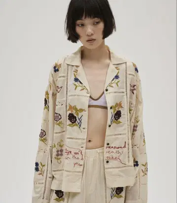 TODAYFUL Embroidery Patchwork Shirts