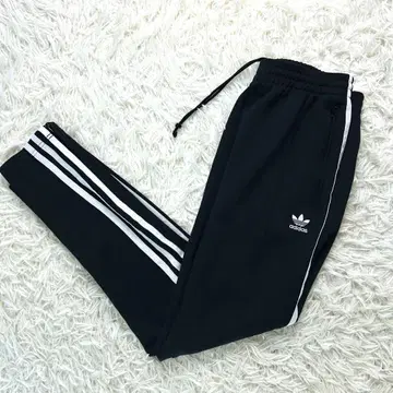 L 아디다스 팬츠 저지 바지 블랙 검정 여성용 SST
