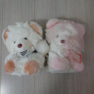 [ 새상품급 ] 결혼식 피로연 봉제 인형 곰 베어 리틀하우스 쇼와 레트로