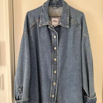 ZARA 라이트 블루 데님 자켓 M
