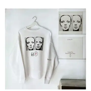 VIVA strange boutique FELT 맨투맨 XL White