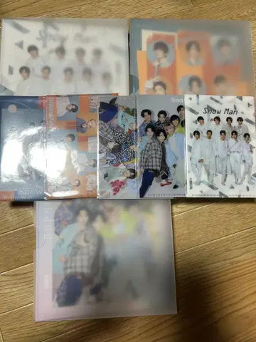 SnowMan 포트레이트 시리즈 사진 앨범 클리어 파일 3종