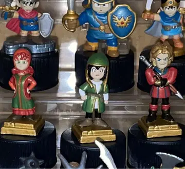 dragonquest bottle Caps tape painting12