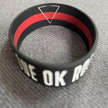 ONE OK ROCK 러버 밴드 2016 블랙/빨간색