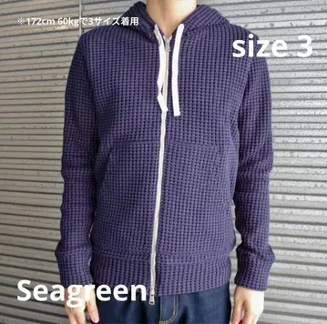 Seagreen 빅 와플 후드티