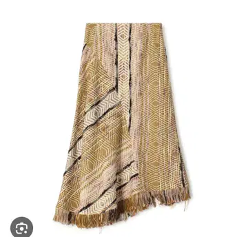 [ 새상품급 ] CABaN tweed 보더 스커트