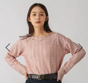 새상품 Beautee 변형 자카드 긴팔 595358