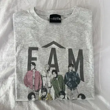 timelesz FAM 투어 T셔츠 화이트