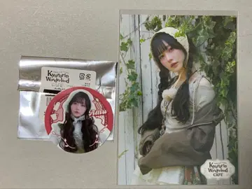 큐루링 해봐 아마미 아뮤 카페 브로마이드 스티커