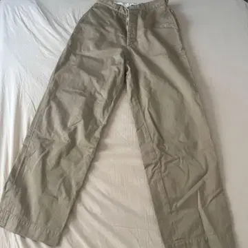 LENO 베이지 치노 팬츠 코튼 100%