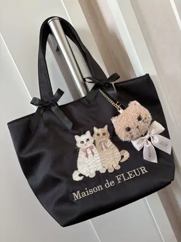 메종 드 플뢰르 고양이 백 & 고양이 참