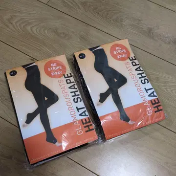글래머러스 스패츠 히트 쉐이프 2개 세트 (노 스트라이프 속기모)