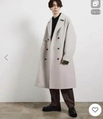 JUNRED 베이지 트렌치코트