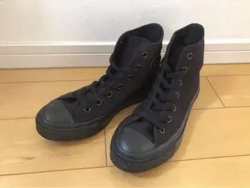 새상품급 컨버스 블랙 하이컷 스니커즈 23cm