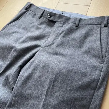 LINEA PANTALONI 그레이 플란넬 슬랙스