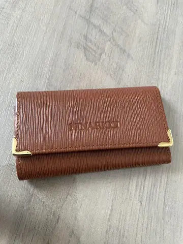 NINA RICCI 브라운 가죽 키케이스