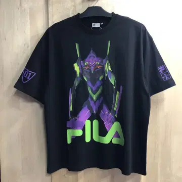 FILA 휠라 에반게리온 RADIO EVA 라디오에바 T셔츠