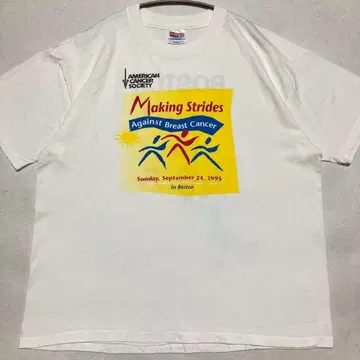 Vintage 90s Hanes 헤인즈 차리티 T셔츠 USA