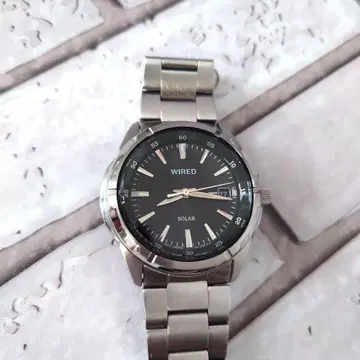 새상품급 세이코 SEIKO WIRED 손목시계 블랙 V157-0AX0