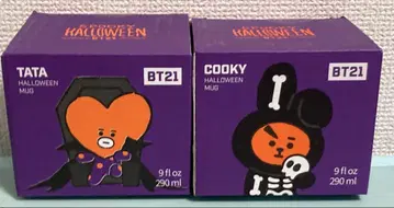 BT21 할로윈 머그 TATA & COOKY 세트 290ml