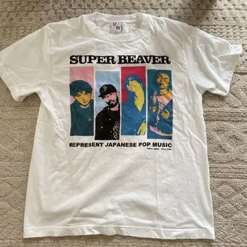 SUPER BEAVER T셔츠 화이트