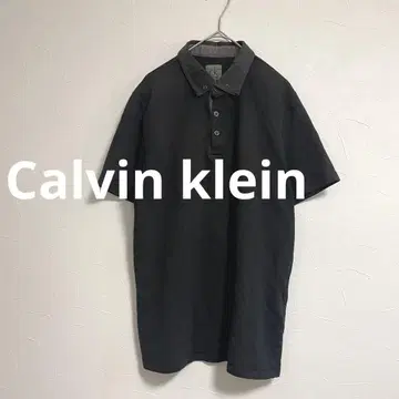 캘빈클라인 CalvinKLEIN 피케 셔츠 블랙 그레이 M