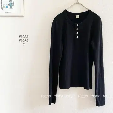 FLORE FLORE JESS LONGSLEEVE 블랙 3087
