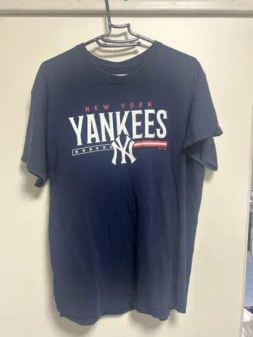 Yankees 프린트 T셔츠 네이비