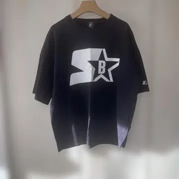 STARTER BLUE BLUE 로고 T셔츠 블랙 XL