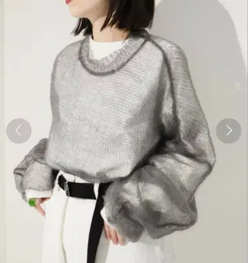 [ CITYSHOP ] 루즈 니트 스웨터 모헤어 혼방