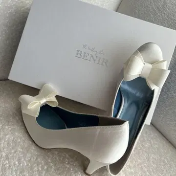 BENIR 화이트 브라이덜 신발