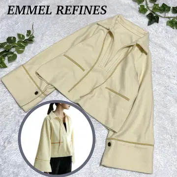 [ EMMEL REFINES ] 에멜리파인즈 크림색 긴팔 상의 F