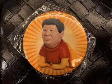 시진핑 곰돌이 푸 피규어 Winnie Xi 배지