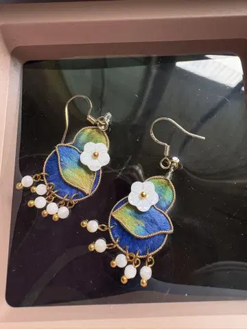 양저우 융화 링 귀걸이 (미개봉 전통 수공예품 귀찌 일본 의류 액세서리)