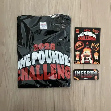 2025 ONE POUNDER CHALLENGE 티셔츠
