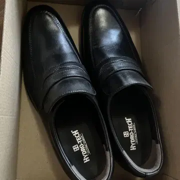 HYDRO-TECH 블랙 로퍼 25.5cm EEE 아오야마 양복