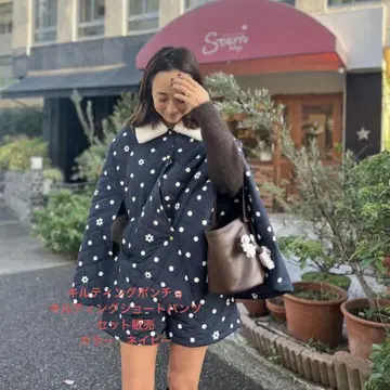 로지몬스터 퀼팅 아우터 & 숏팬츠