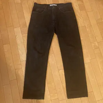 Lee 블랙 데님 구제 의류 이후 염색 오버 사이즈