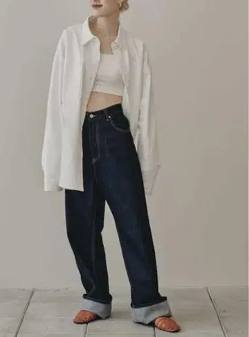 새상품 Todayful Cary's Denim 인디고 25